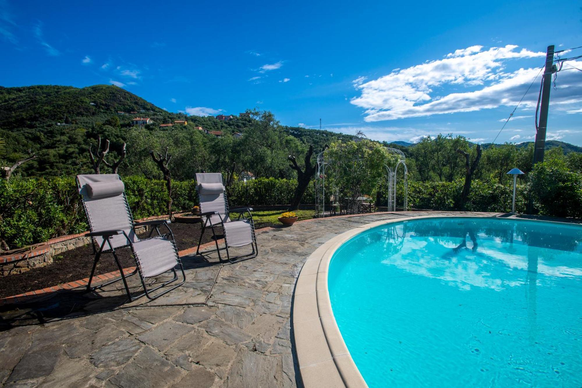 277 - Il Frantoio Della Marchesa - Giardino E Piscina Nel Verde Di Sestri Levante Dış mekan fotoğraf
